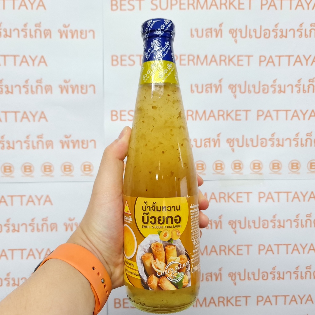 ฉั่วฮะเส็ง น้ำจิ้มหวาน บ๊วยกอ 730 กรัม Chua Hah Seng Sweet & Sour Plum Sauce 730 g.