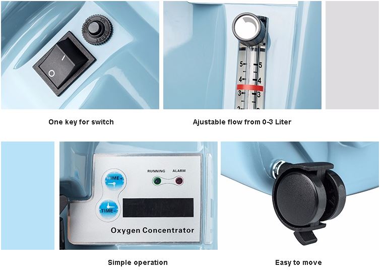 เครื่องผลิตออกซิเจน 3 ลิตร K5B-3W Keyhub