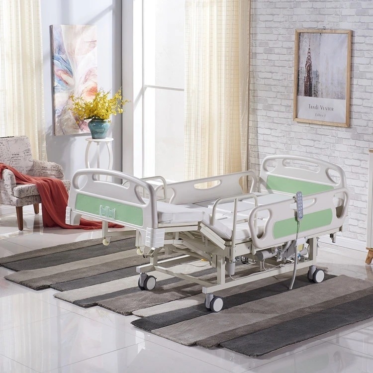 เตียงไฟฟ้า ปรับนั่ง พลิกตัวได้ นั่งถ่ายได้ ราวปีกนก ABS YX-DC01A (3-25)