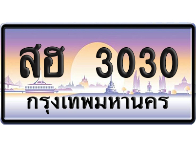 ทะเบียน 3030 ป้ายประมูล – สฮ 3030 ป้ายกราฟฟิก (1)