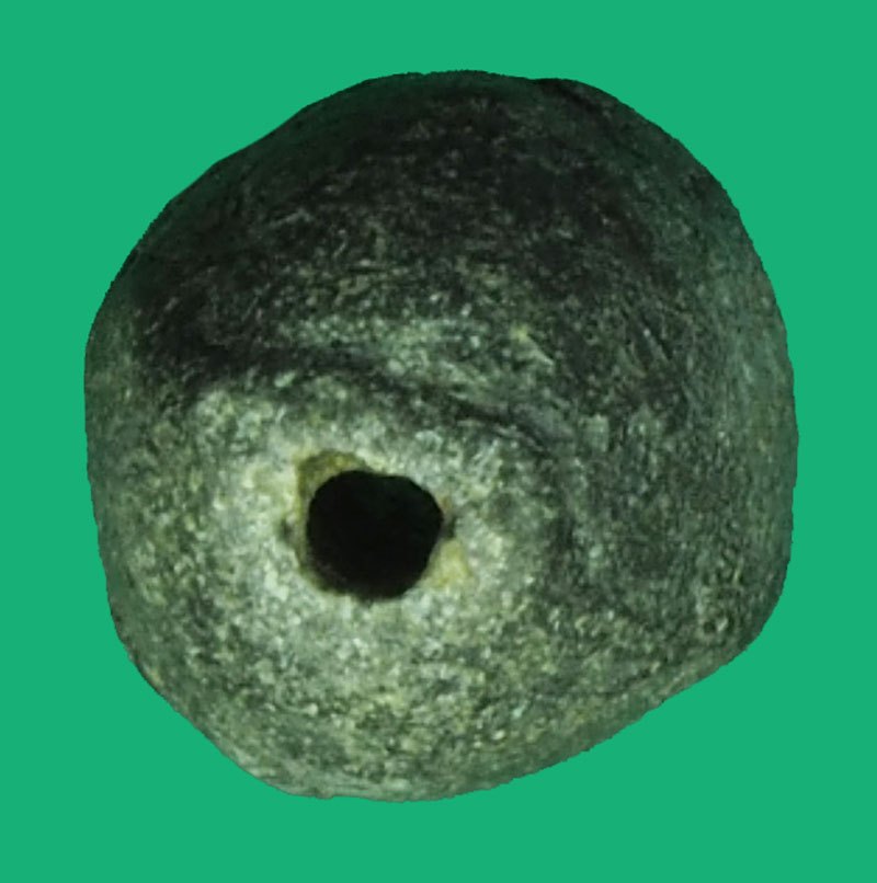 ขายแล้ว*40389 ลูกสะกด เนื้อชินตะกั่ว เก่าไม่ทราบที่และปีสร้าง 12