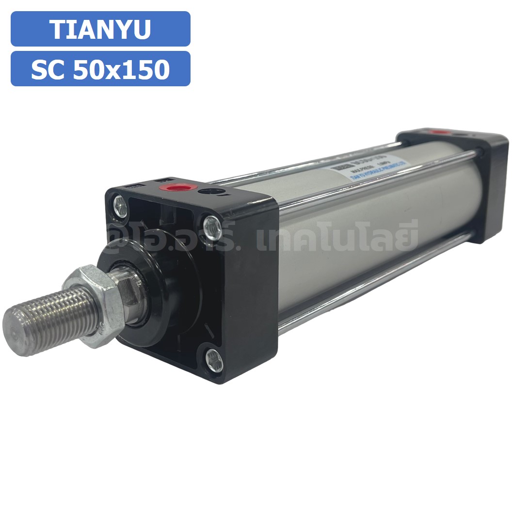 SC 50x150 กระบอกลม รุ่นมาตรฐาน กระบอกลม 4 เสา Standard Cylinder Air Pneumatic แบบสี่เสา