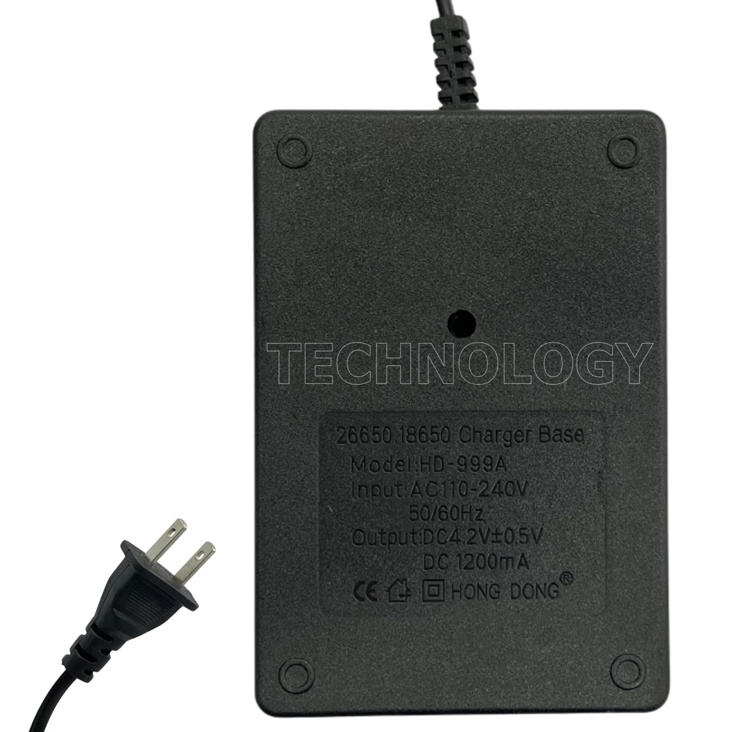 (1ชิ้น) ZA059 ที่ชาร์จถ่าน 18650 ที่ชาร์จแบต 2 ก้อน ที่ชาร์จแบตเตอรี่ ลิเธียม Lithium Dual Charger Battery 1200mA