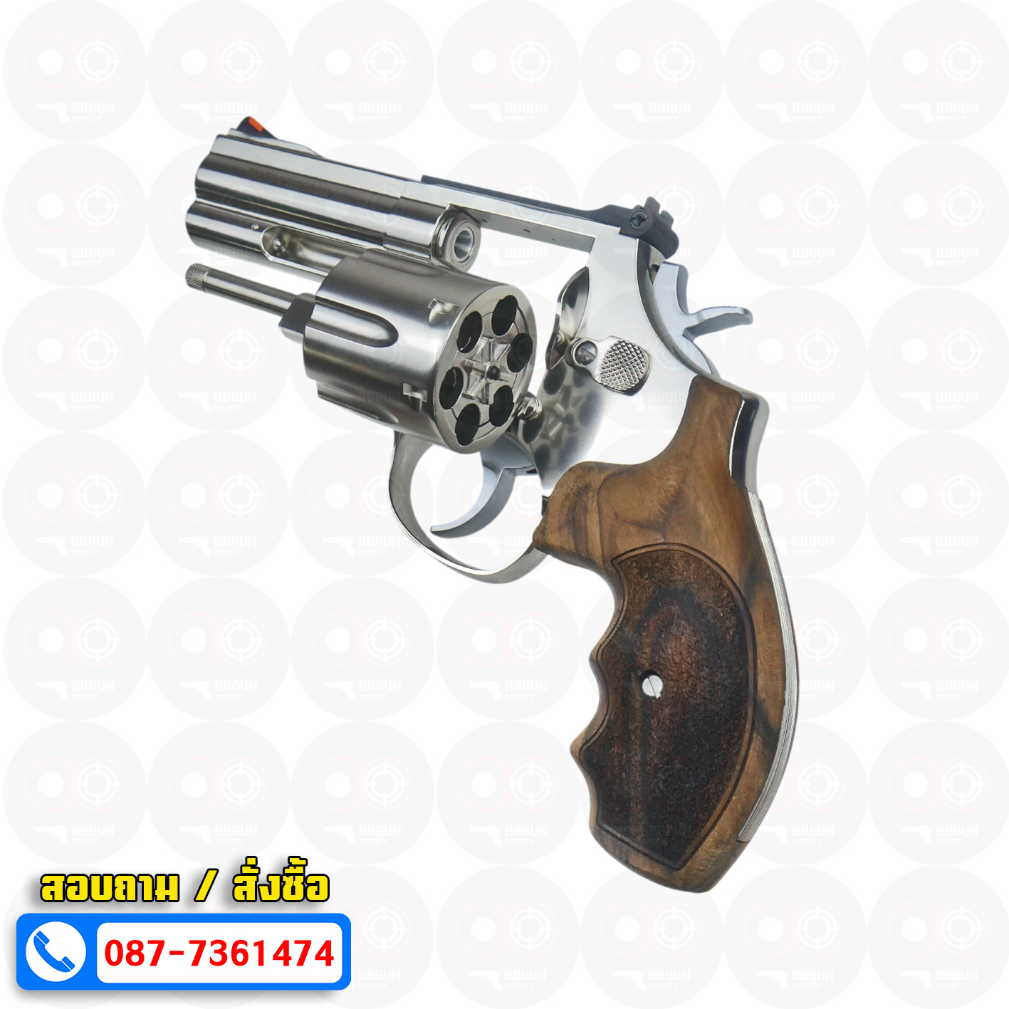 บีบีกัน ลูกโม่ 3.5 นิ้ว ARES Revolver 3.5" Model ระบบแก๊ส Co2 BB GUN