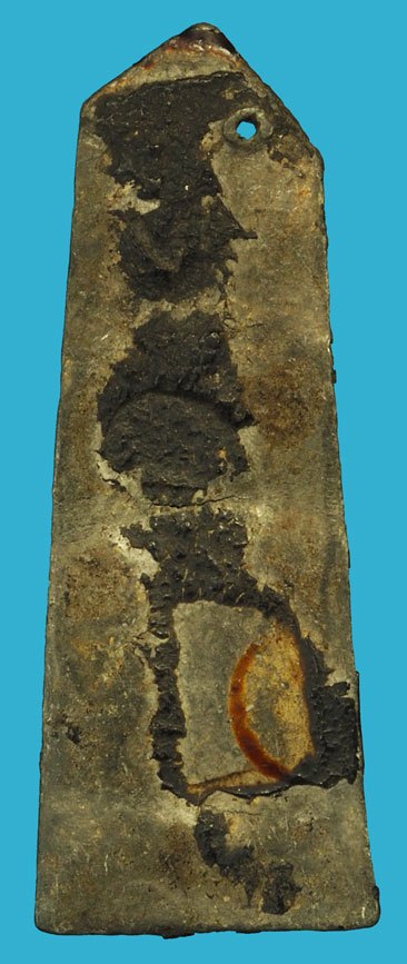 *37371 พระลงวรักปิดทง เปิดโลก วัดกลางตลาพลู กรุงเทพ เนื้อชิน 13