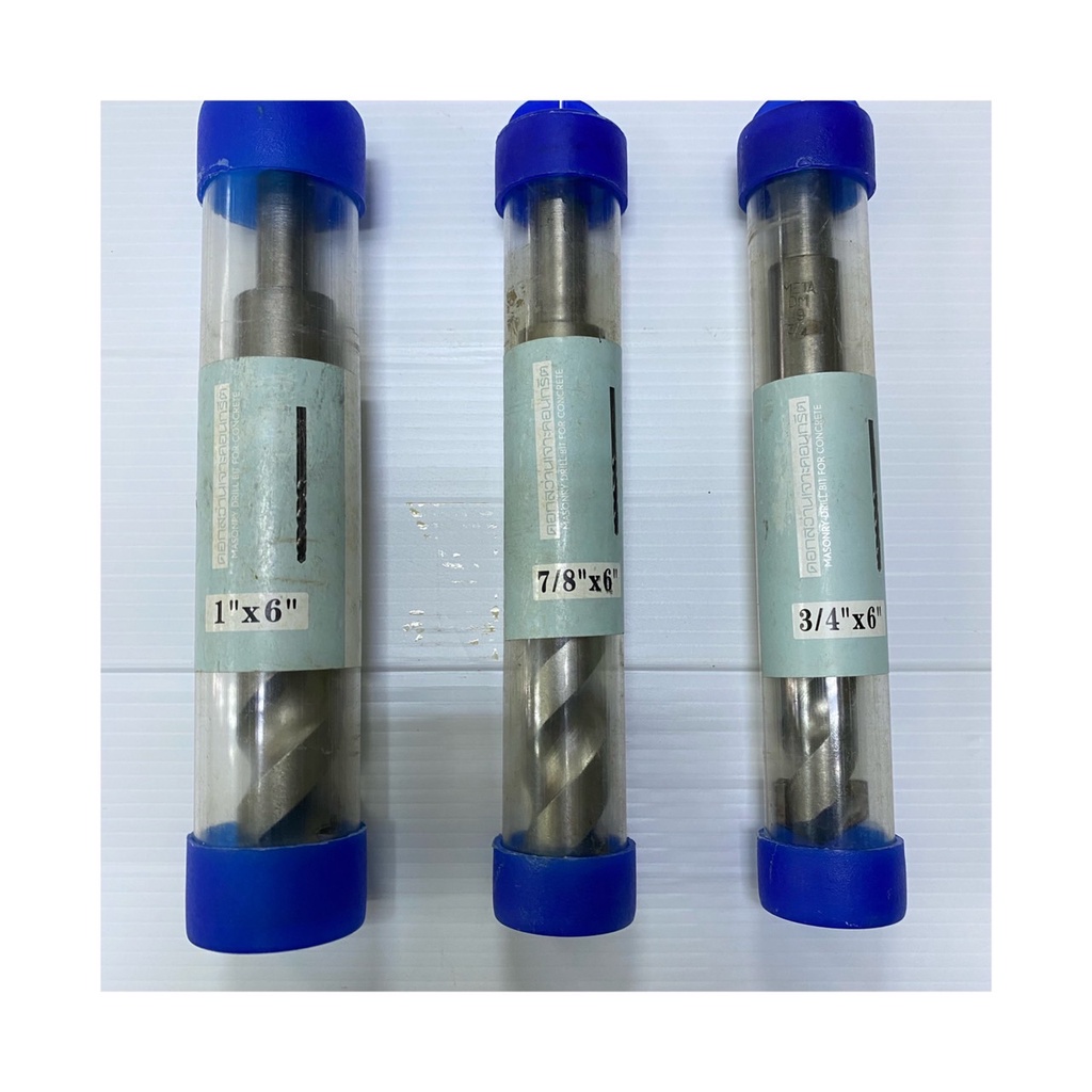 สว่านเจาะคอนกรีต META เดนมาร์ก ขนาด 1"x6" 3/4"x6" 7/8"x6" ดอกเจาะปูน โรตารี่