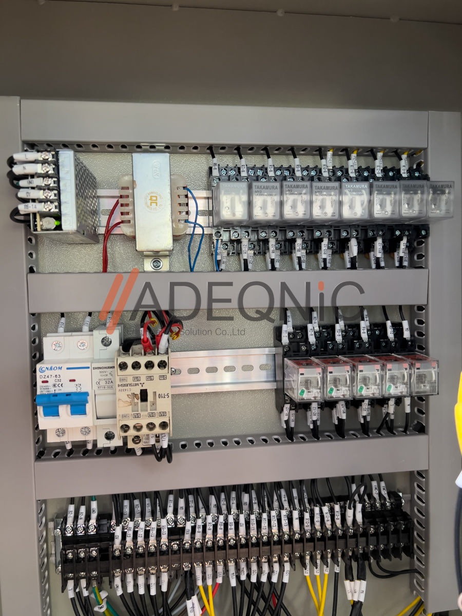 E1-CH4-LK64MR-MONITOR & CONTROL (FISH)-ตู้ควบคุมและแสดงผล การเลี้ยงปลาขนาด 4 บ่อ แบบอัตโนมัติ