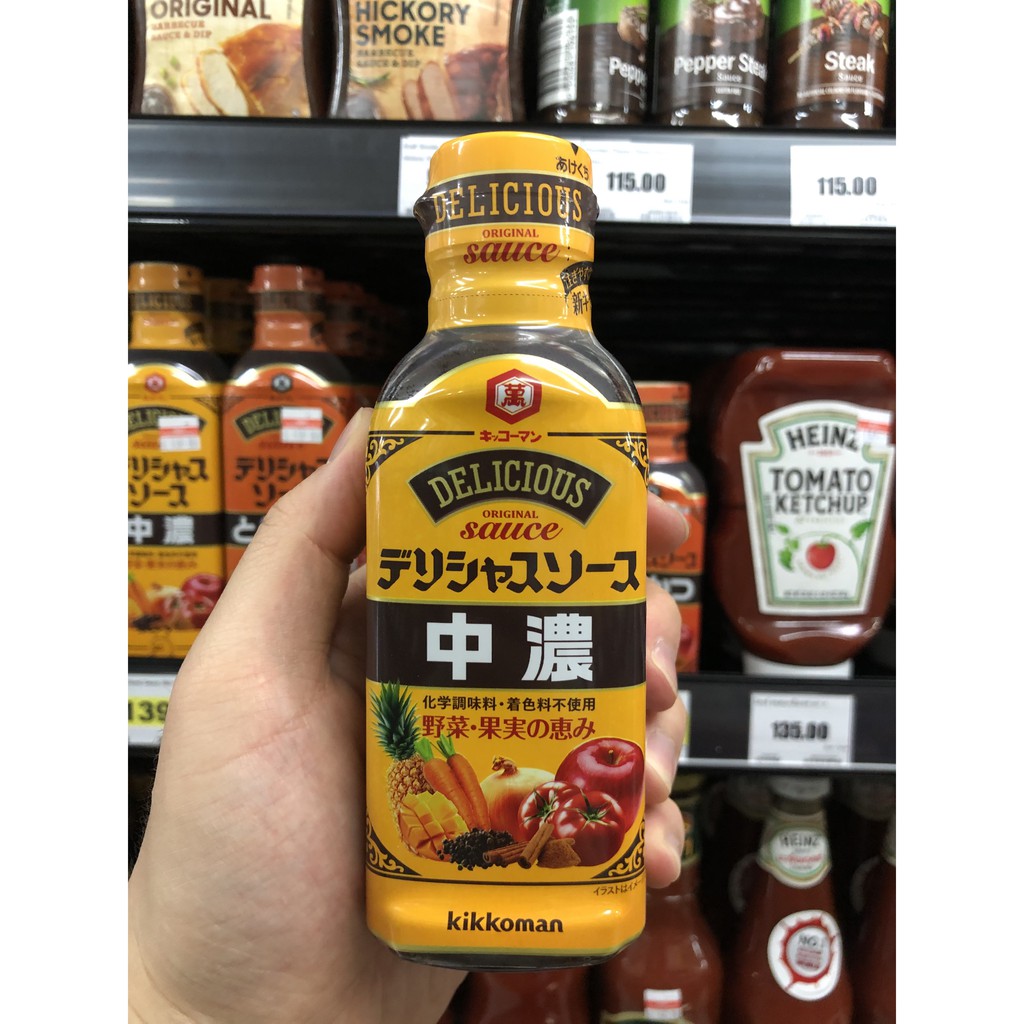 คิคโคแมน ดิลิเชียส ซอส 300 มล. Kikkoman Delicious Sauce 300 ml.