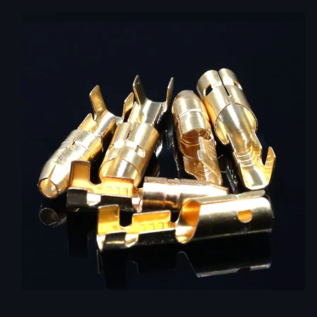 หางปลาทองเหลือง กลม 4 มม. ตัวเมีย/ตัวผู้ [10ชิ้น/แพ็ค]