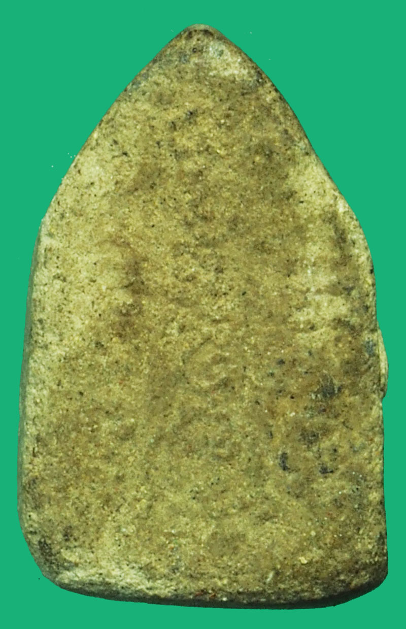 *37321 พระผงพุทธกวัก หลังยันต์ เนื้อผงใบลาน เก่าไม่ทราบที่และปีสร้าง 3