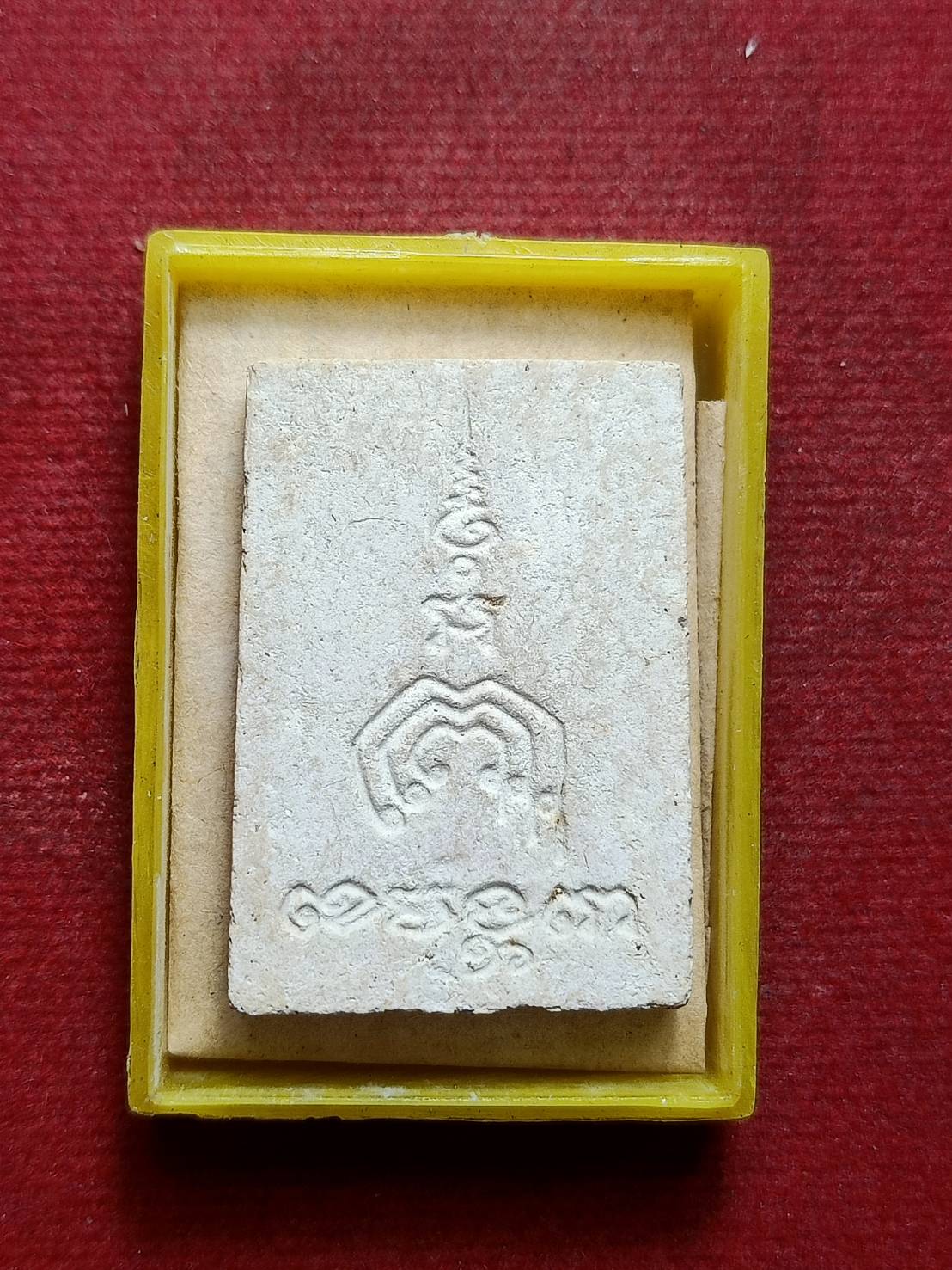 พระสมเด็จ+ใบฝอยกำกับ ถวายวัดพิกุลทอง จ.สิงห์บุรี ปี 2514 พร้อมกล่อง (SKU-09602)