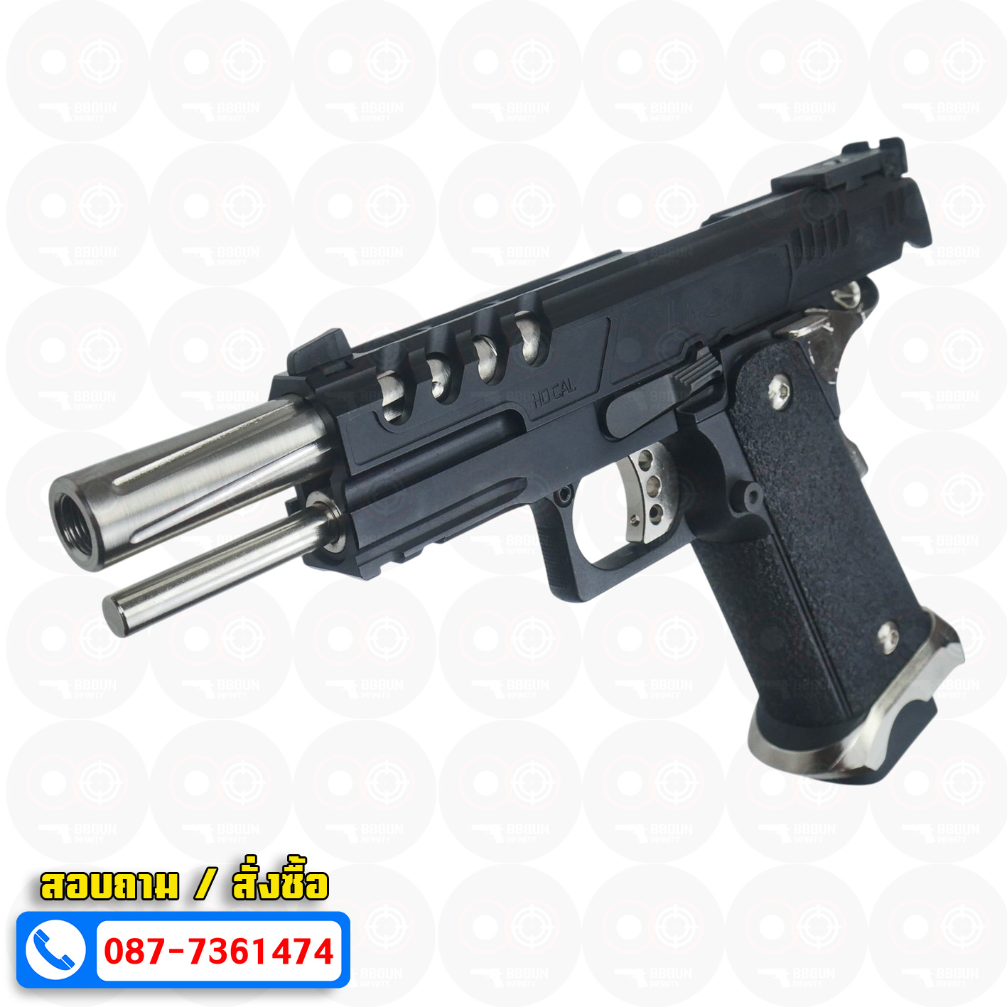 บีบีกันอัดแก๊ส Army Armament R616-1 LimCat SpeedCat 5.1 Black BB GUN