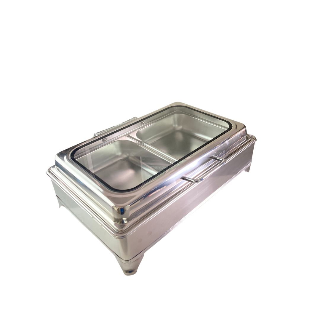 CD-18T2 อ่างอุ่นอาหารสเตนเลส 2ช่อง