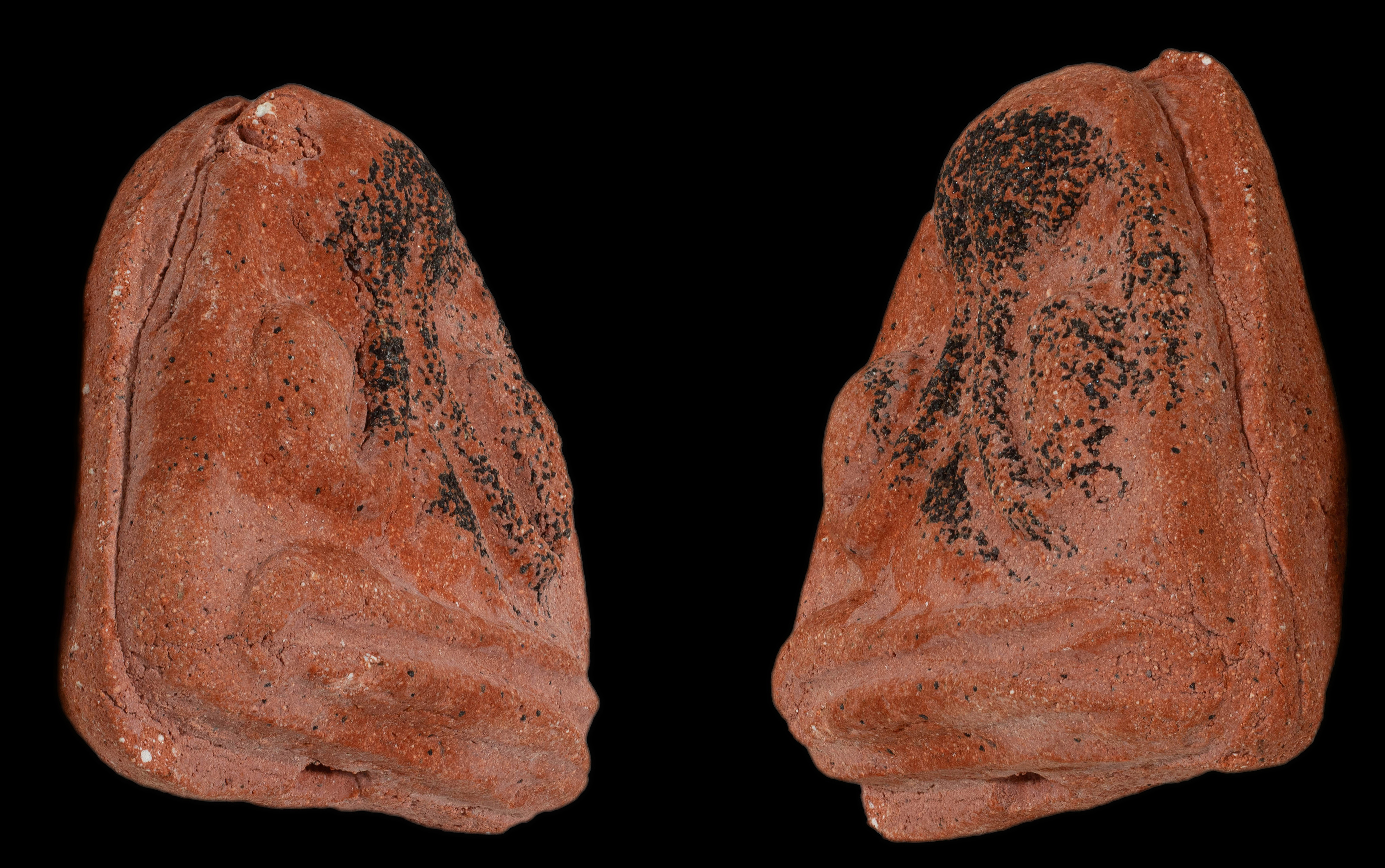 พระปิดตา วัดประสาทบุญญาวาส เนื้อแดง โรยแร่ ปี 2506