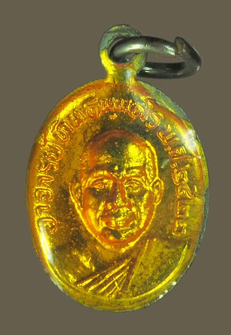 *39495 พระเม็ดแตงลงยาแดง หลวงพ่อทวด อาจารย์ทิม ปี 2522 วัดช้างไห้ ปัตตานี 11