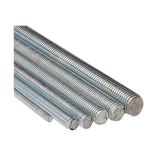 เหล็กสตั๊ดเกลียวตลอด ชุบขาว ยาว 1 เมตร ขายส่ง ราคาถูก!! (ราคารวมแวท)