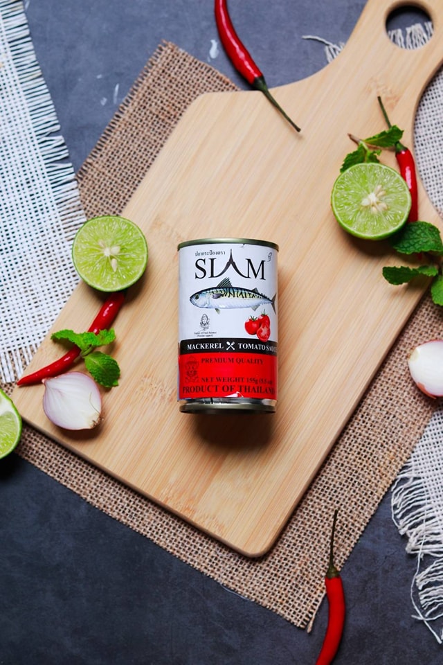 SIAM FIS 罐装鱼 - 番茄酱鲭鱼，155 克 | SIAM FIS Canned Fish - Mackerel in Tomato Sauce, 155 g