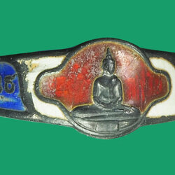 ขายแล้ว*33552 แหวนลงยาพระพุทธโสธร วัดโสธรวรวิหาร ฉะเชิงเทรา เนื้อเงิน 25