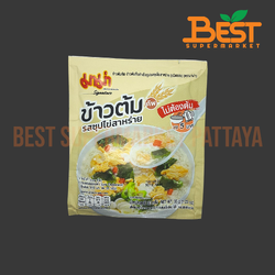 มาม่าข้าวต้มคัพ ข้าวต้มกึ่งสำเร็จรูปรสซุปไข่สาหร่าย ชนิดซอง 35 กรัม.Cup Instant Rice Soup Egg Seaweed Flavour (PACK) MAMA BRAND) 35 g.