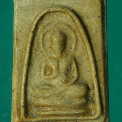 *27738 พระพุทธปางปฐมเทศนา เนื้อผงน้ำมัน ไม่ทราบที่และปีสร้าง 9