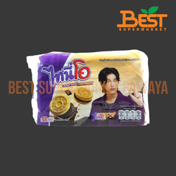 ไทนี่โอ มินิคุกกี้แซนวิช สอดไส้ครีมรสช็อกโกแลต 28กรัม x 12ซอง. Tinio Mini Cookies Sandwich with Chocolate Cream 28g. x 12packs.