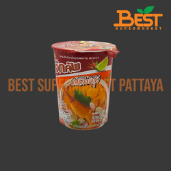 มาม่าโจ๊กคัพ โจ๊กกึ่งสำเร็จรูปรสต้มยำกุ้ง 45 กรัม. Jokcup Instant Rice Porridge Shrimp Tom Yum Flavour 45 g.