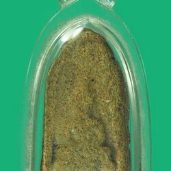 *40293 พระกรุวัดโตนดลาย จ.สมุทรสงคราม พิมพ์ฐานผ้าทิพย์ สร้างราวพุทธศตวรรษที่ ๒๐ -๒๒เนื้อดินเผา เลี่ยมพลาสติกใหม่ 13