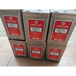 ทินเนอร์ AAA 100% ตรา SWALLOW ขนาด 8 Kg / ปิ๊บ ผสมสีทำละลายได้ดี ของแท้ (ราคารวมแวท) {รหัสสินค้า2100415102}