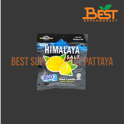 บิ๊กฟุต หิมาลายาลูกอมรสมิ้นท์ผสมเกลือหิมาลายา กลิ่นเลม่อน 15 กรัม.Big Foot Himalaya Salt Mint Candy Lemon Flavour 15 g.