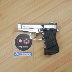 Blank GUN Zoraki 2914 - TD เงินเงา แบลงค์กัน Semi Auto (แถมกล่องปืน)