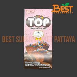 ท็อปเค้ก ขนมเค้กช็อคโกแลตไส้ครีมรสช็อกโกแลต 30กรัม x 6ซอง.Top Premium CupCake 30g. x 6Cupcakes