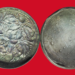 *33911 ตลับสำหรับใส่ สีผึ้ง ทำด้วยเงินเก่าๆ 16