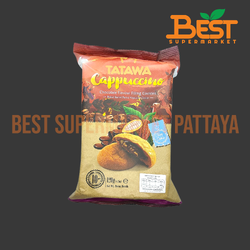 ทาทาวา คุกกี้สอดไส้ครีมรสกาแฟและช็อกโกแลตกลิ่นคาปูชิโน 120 กรัม. Tatawa Cappuccino Chocolate Flavour Filling120g.