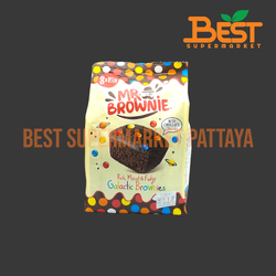 มิสเตอร์ บราวนี่ บราวนี่โรยหน้าเม็ดช็อกโกแลตเคลือบน้ำตาลสีต่างๆ 200 กรัม. MR.BROWNIE.GALACTIC BROWNIE. 200 g.