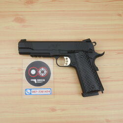บีบีกันอัดแก๊ส Army Armament R28 Kimber Warrior 1911 สีดำ BB GUN