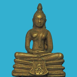 *32721 พระรูปหล่อพุทธโสธร วัดโสธรวรวิหาร รุ่นสมาคมชาวฉะเชิงเทรา กล่องเดิม 25