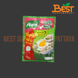 คนอร์ บิ๊กคัพโจ๊กรสหมูสาหร่าย 50 กรัม. Instant Jasmine Rice Porridge Pork and Seaweed Flavour (Knorr Big Cup Jok Brand) 50 g.