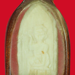 *37364 พระนางกวักเเกะ หลวงพ่อกวย วัดโฆษิตราราม ชัยนาท เลี่ยมพลาสติกเก่าเดิมจากวัด 27