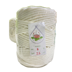 เชือกโพลีทอกลม (ราคารวมแวท) ขนาด 6 มิล 8 มิล เชือกอเนกประสงค์