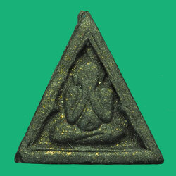 *35726 พระปิดตาหลังดอกจันทร์ หลวงพ่อเส็ง วัดประจันตคาม ปราจีนบุรี เนื้อผงผสมว่าน 6