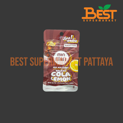 ลูกอม มิน มิน กลิ่นสแปลช โคล่า-เลม่อน 14 กรัม. Min Min Candy Splash Cola Lemon 14 g.