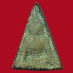 *31205 พระนางพญาหลวงปุ่โต๊ะ วัดประดู่ฉิมพลี สภาพใช้สึก เนื้อดิน 9.1