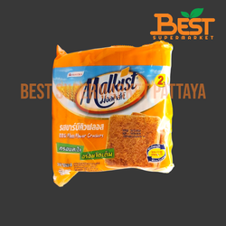 มอลคิสท์ แครกเกอร์รสบาร์บีคิวฟลอส 14กรัม x 24ซอง.Malkist BBQ Floss Flavor Crackers 14g. x 24packs.
