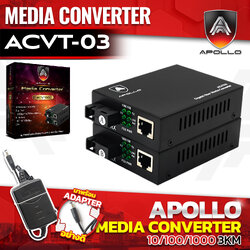 ACVT-03 10/100/1000 3KM Media Converter