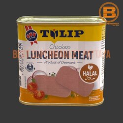 ทิวลิป ชิคเกน ลันชัน มีท (เนื้อไก่ปรุงรส) 340 กรัม Tulip Chicken Luncheon Meat 340 g.