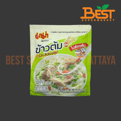 มาม่าข้าวต้มคัพ ข้าวต้มกึ่งสำเร็จรูปรสเล้งแซ่บ ชนิดซอง 35 กรัม.Cup Instant Rice Soup With Spicy Leng Soup Flavour (PACK) MAMA BRAND) 35 g.
