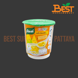 คนอร์ คัพโจ๊กรสข้าวโพดชีส 28 กรัม. Knorr Cup Porridge Corn Cheese Flavour 28 g.
