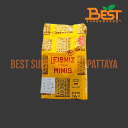 บาวเซ่น ไลบ์นีซ มินิ บัตเตอร์ บิสกิต 100 กรัม Bahlsen Leibniz Minis Butter Biscuits 100 g.