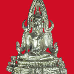 *33914 พระพุทธชินราช วัดพระศรีมหาธาตุ พิษณุโลก รุ่นปฏิสังขรณ์ ก่ล่องเดิม เนื้อเงิน 54