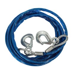 สลิงลากรถ 9 มิล ยาว 4 เมตร (ราคารวมแวท) เส้นใหญ่ สายสำหรับลากรถยนต์ สลิงลากรถ เชือกลากรถฉุกเฉิน {รหัสสินค้า2803511401}